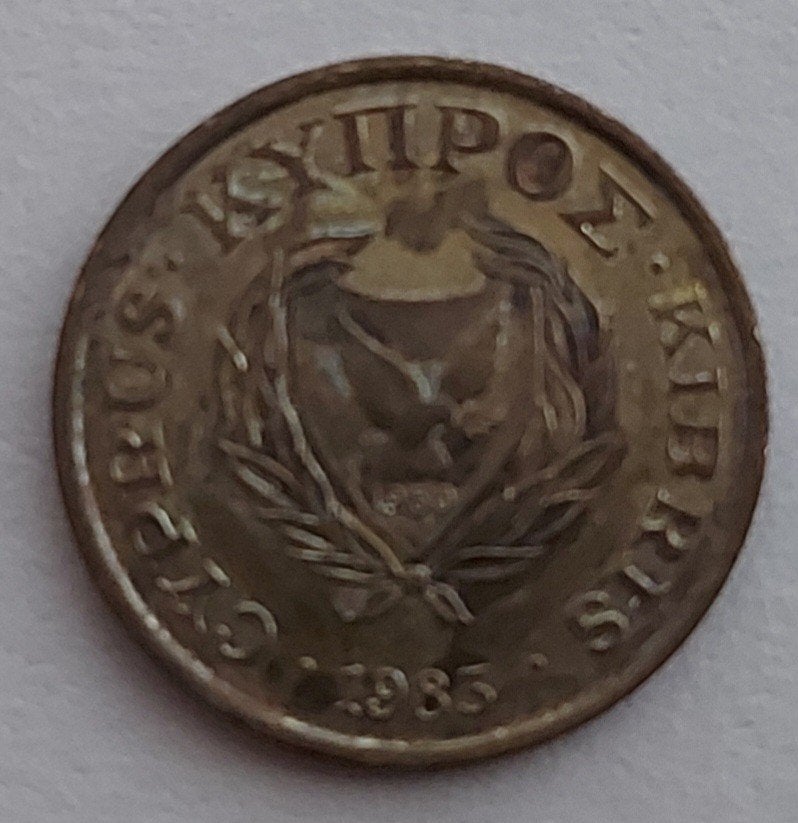 Cyprus 1 cent 1983 - Cypriotische munt, Postzegels en Munten, Ophalen of Verzenden, Overige landen, Losse munt