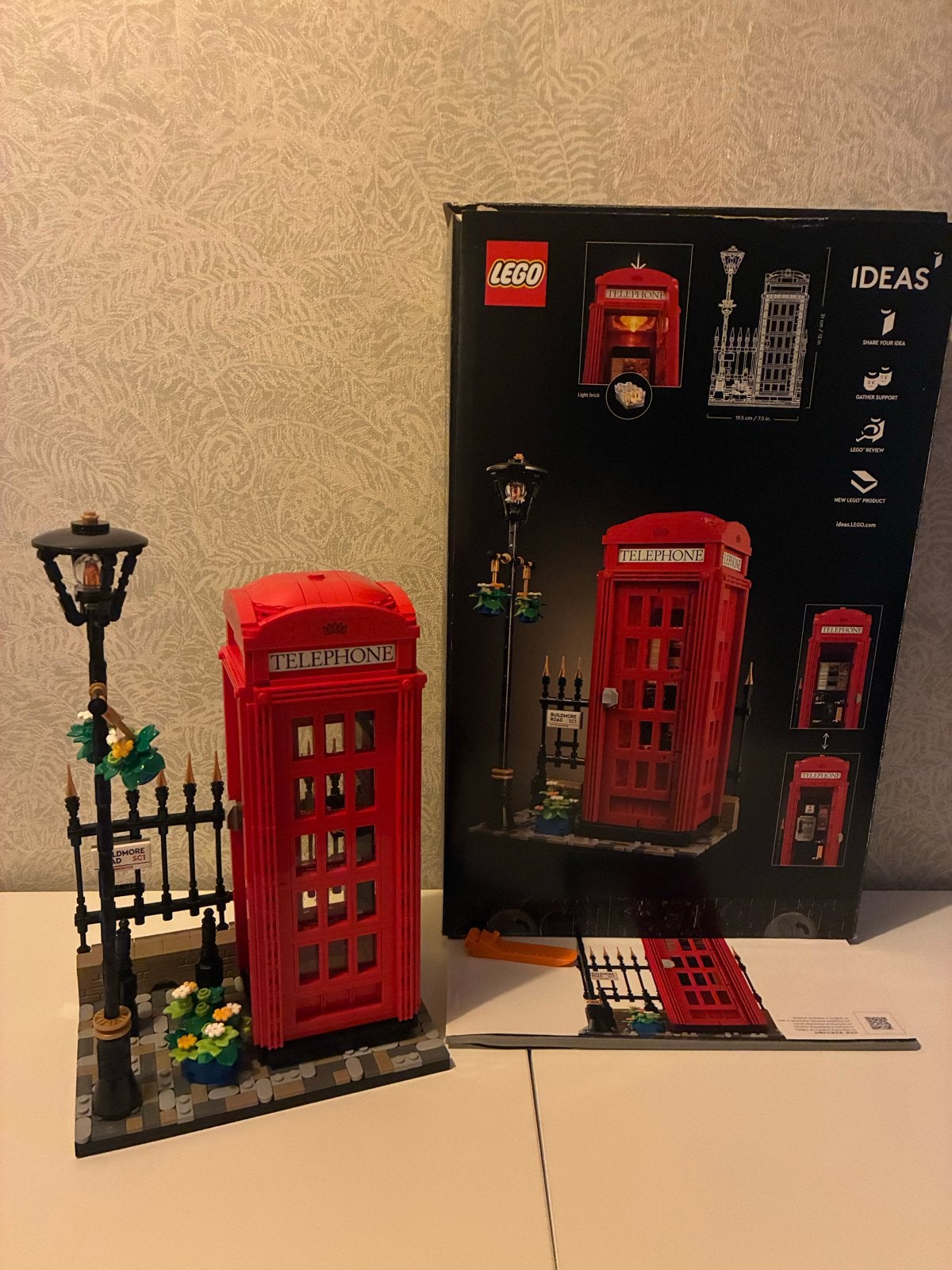 LEGO Ideas London Telefooncel 21347 - Zo goed als nieuw, Ophalen of Verzenden, Zo goed als nieuw, Overige merken