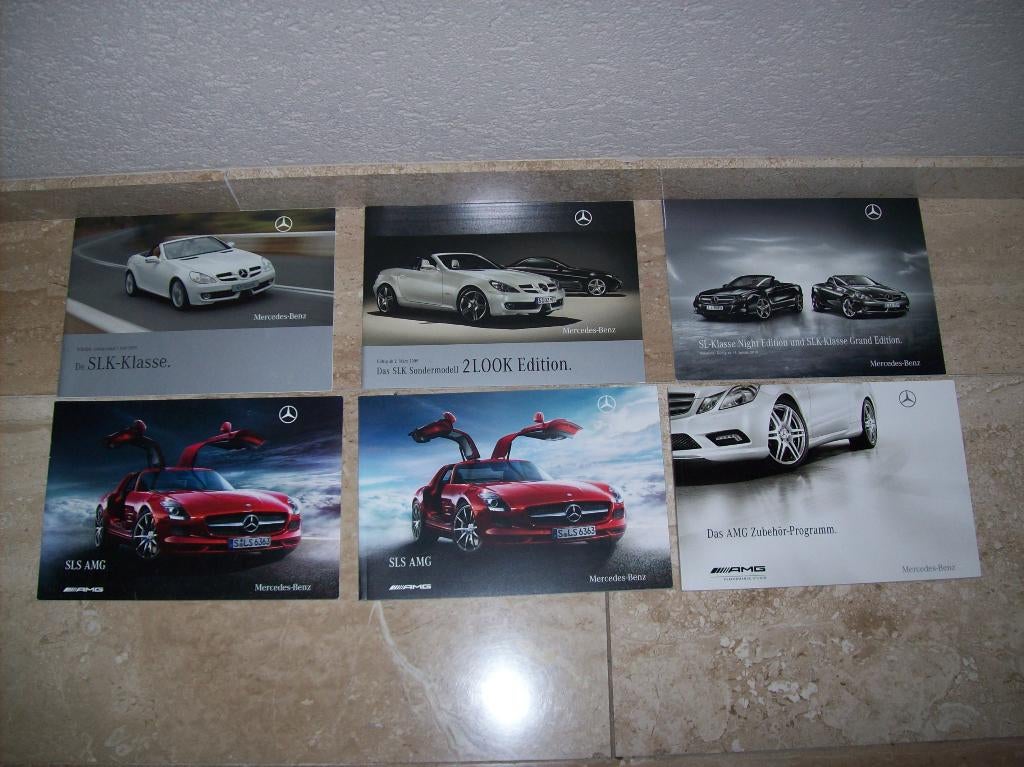 Mercedes Benz Brochure / Folders SLK , SLS, Zo goed als nieuw, Mercedes-Benz, Mercedes, Ophalen of Verzenden