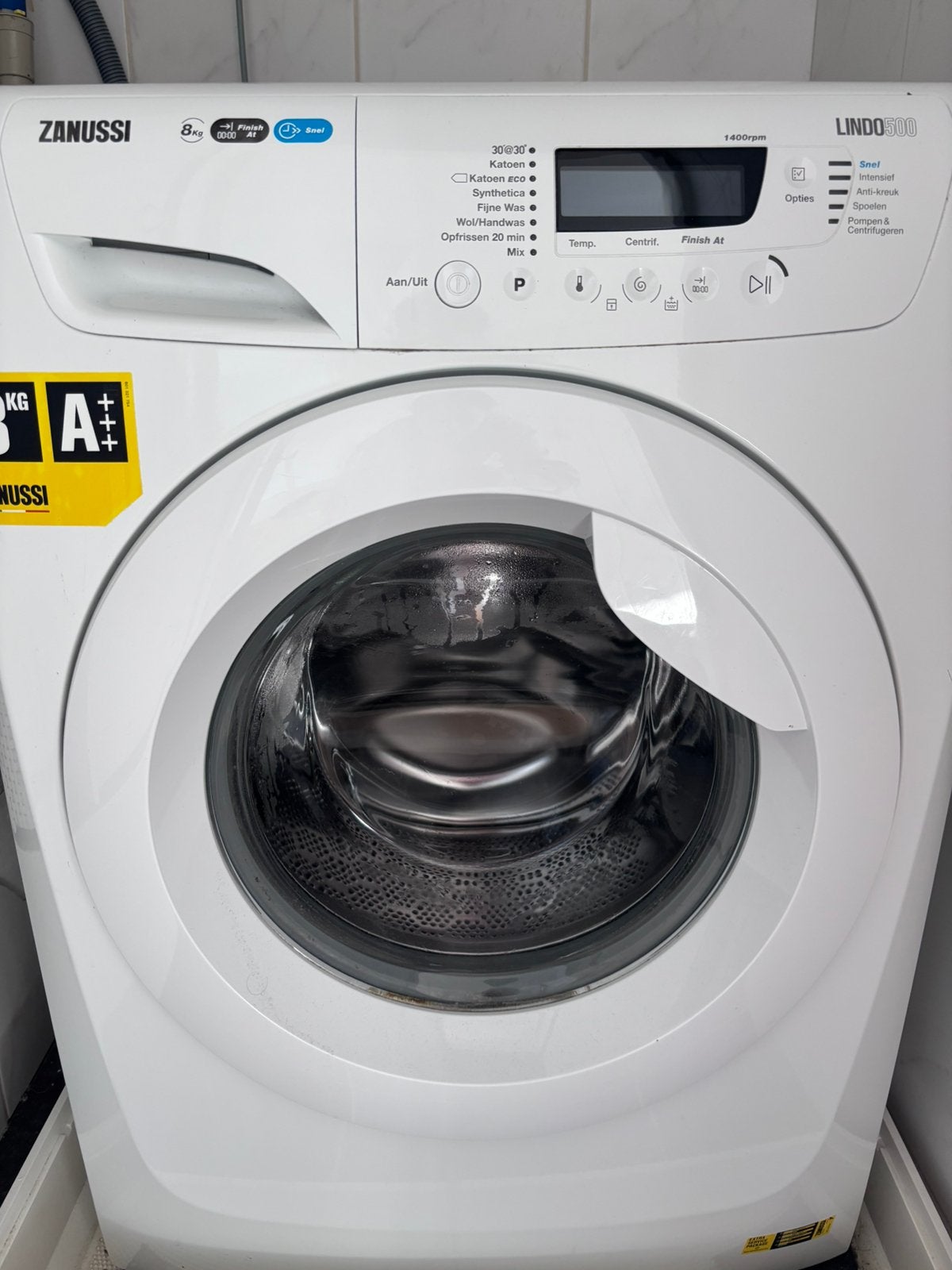 Wasmachine, goed onderhouden!, Witgoed en Apparatuur, Ophalen, Gebruikt, 85 tot 90 cm, 1200 tot 1600 toeren