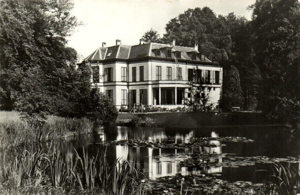Prins Hendriksoord, Lage Vuursche - vijver - 1955? gelopen, Ophalen of Verzenden, 1940 tot 1960, Gelopen, Utrecht