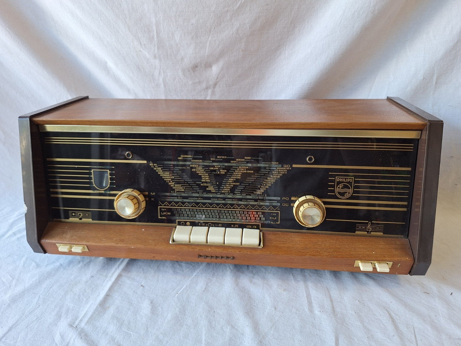 Philips B4X23A/74 buizenradio radio, Antiek en Kunst, Ophalen of Verzenden