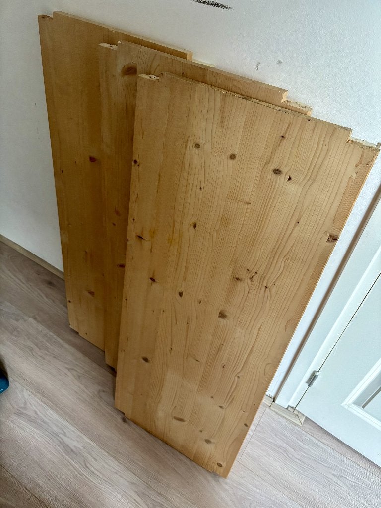 Wedeka ongelakte planken voor 40 cm diepe kast, Ophalen, Gebruikt, Minder dan 25 mm, Plank