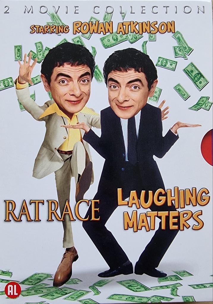 Rat race en Laughing matters in 1 box, Alle leeftijden, Ophalen of Verzenden, 1980 tot heden, Zo goed als nieuw