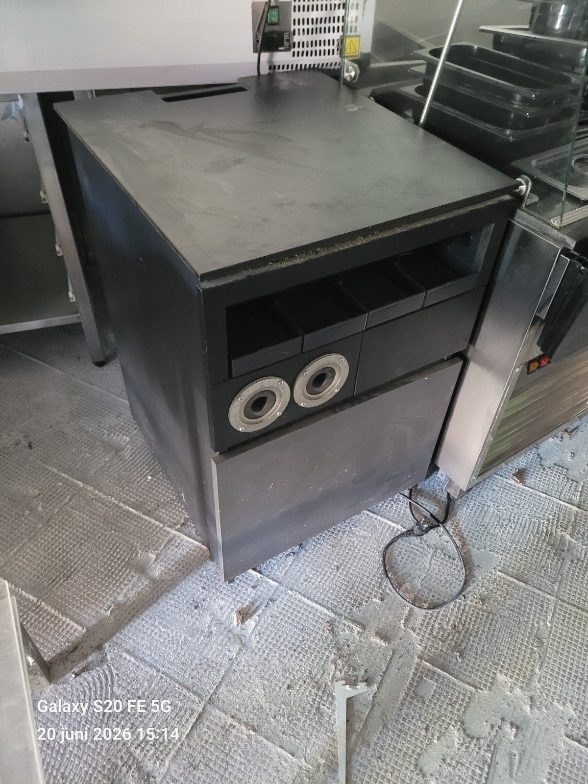 Horeca koffiemeubel Werkstation met Lades en Opbergvakken, Ophalen of Verzenden, Gebruikt