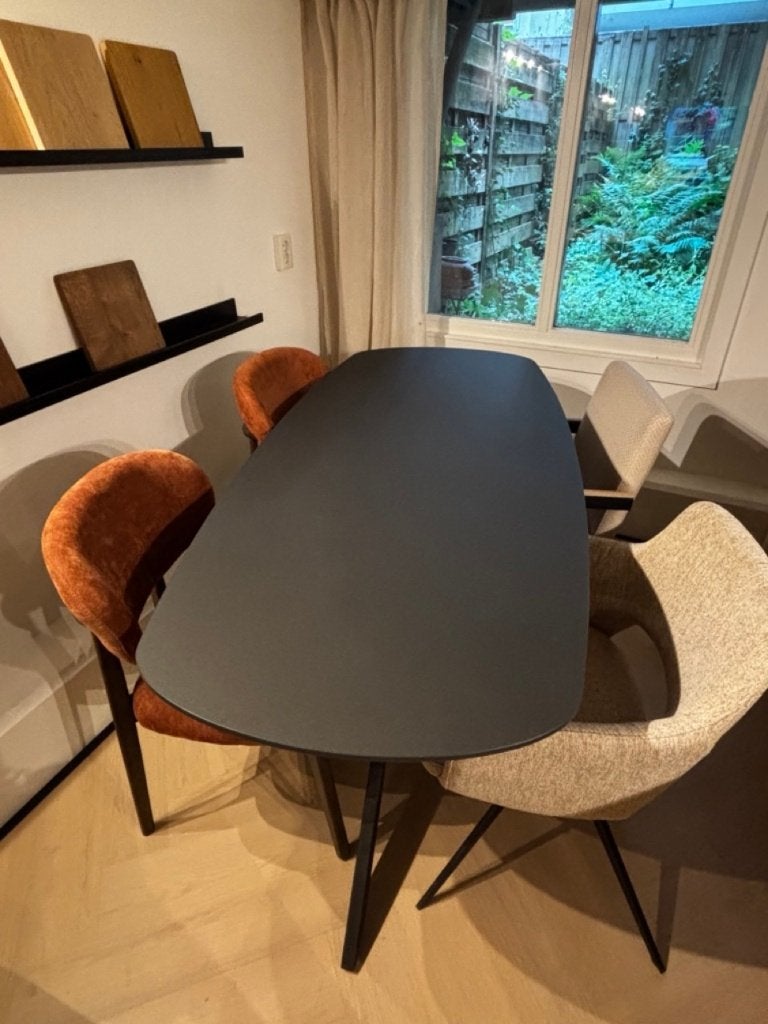 Verfijnde Fenix eettafel 180x80 | Kas20, Huis en Inrichting, Tafels | Eettafels, Ophalen, 50 tot 100 cm, Zo goed als nieuw, 150 tot 200 cm
