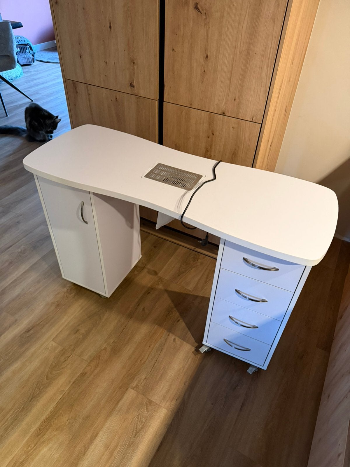 Nieuwe nageltafel incl afzuiging, Ophalen, Zo goed als nieuw, 45 cm, 120 cm