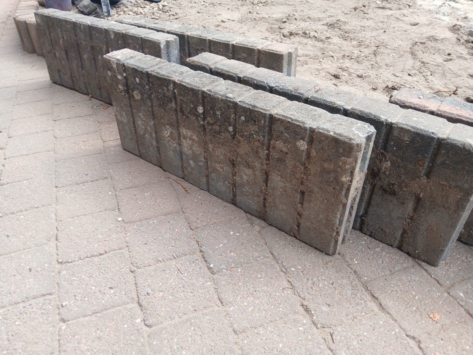 Gebruikte betonnen opsluitbanden, Ophalen, Gebruikt, Overige typen, Minder dan 5 m²