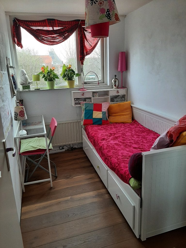Ikea Hemnes wit, bedbank uitschuifbaar, Ophalen, Wit, Tweepersoons, Zo goed als nieuw