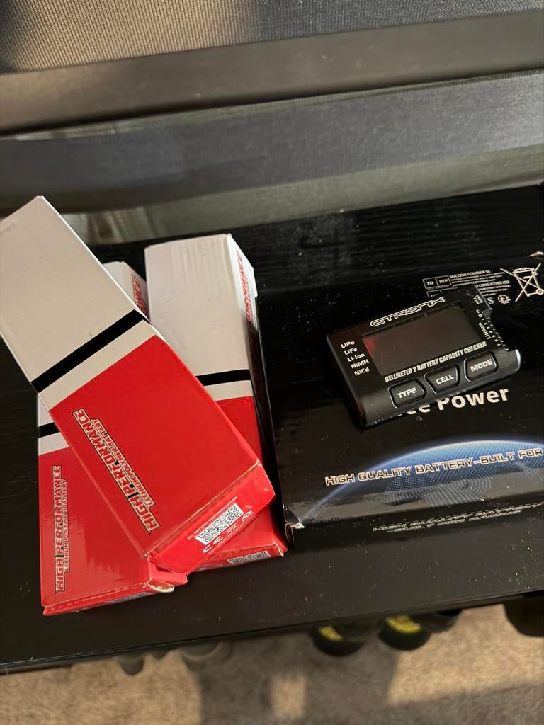 Lipo accus, Ophalen, Gebruikt