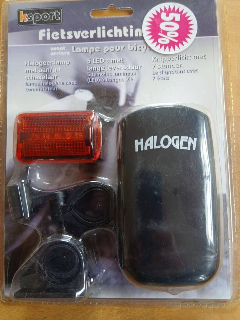 Fiets verlichting., Ophalen of Verzenden, Batterij, Verlichtingsset