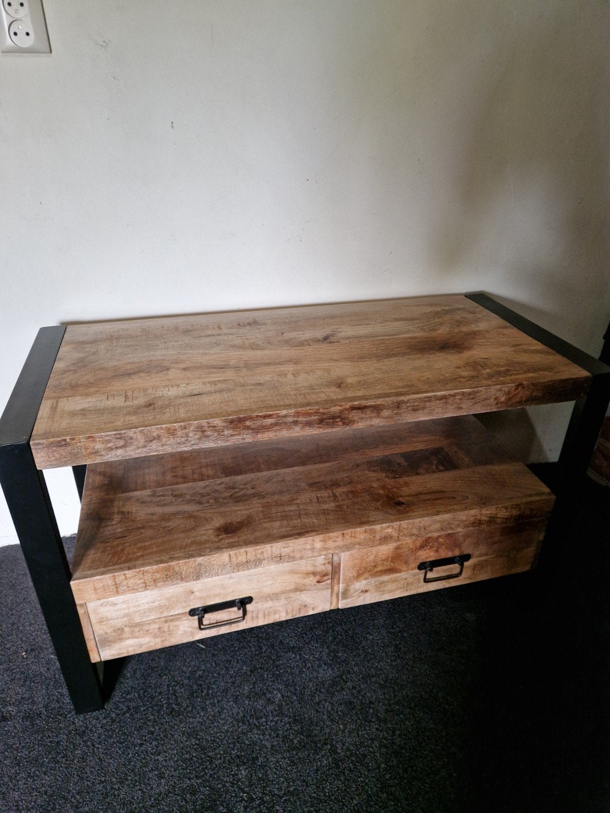 Nieuwe tv meubel van mangohout met lades (100x45x60cm), Huis en Inrichting, Ophalen, 50 – 75, 100 tot 150 cm, Nieuw
