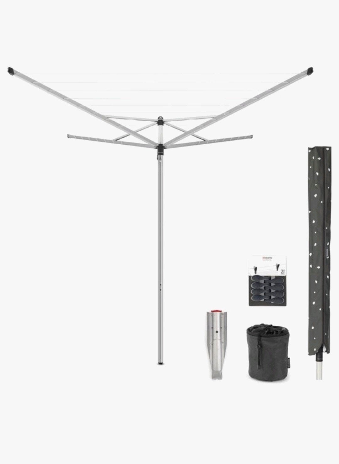 Brabantia topspinner droogmolen - 40 m, Ophalen, Zo goed als nieuw, Droogmolen