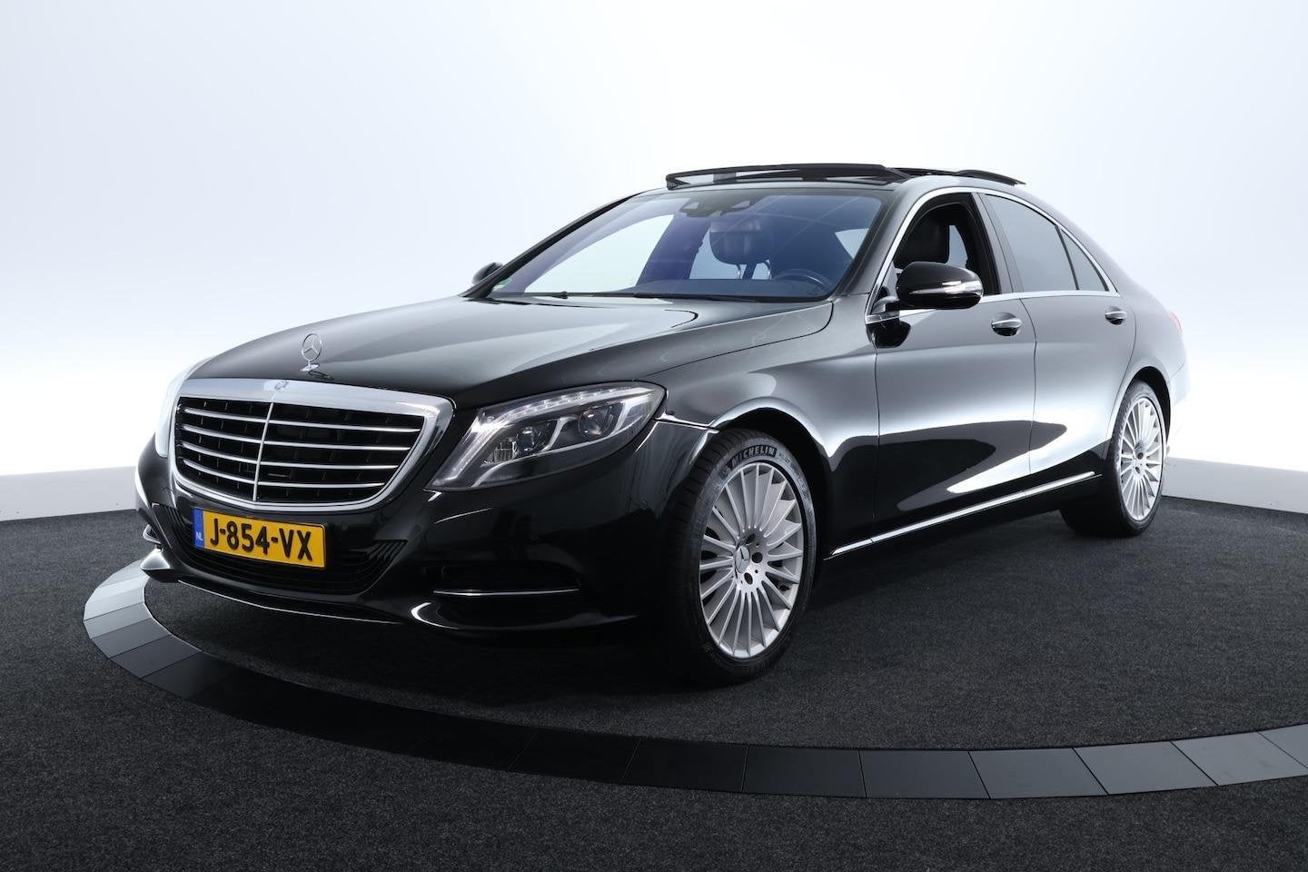 Mercedes-Benz S-klasse 500 4Matic Prestige |PANO|CAMERA|LEDE, Auto's, Gebruikt, Panoramadak, Zwart, Bedrijf