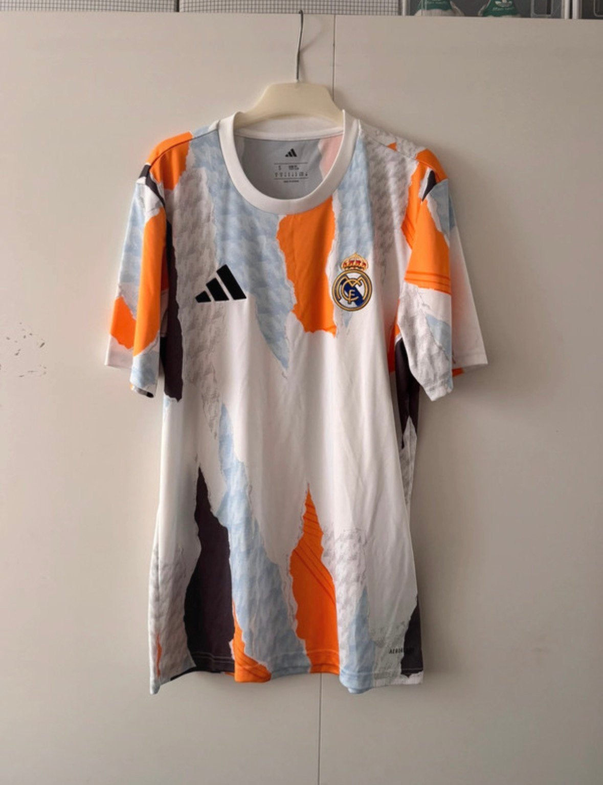 Real madrid t-shirt, Verzenden, Wit, Nieuw, Voetbal
