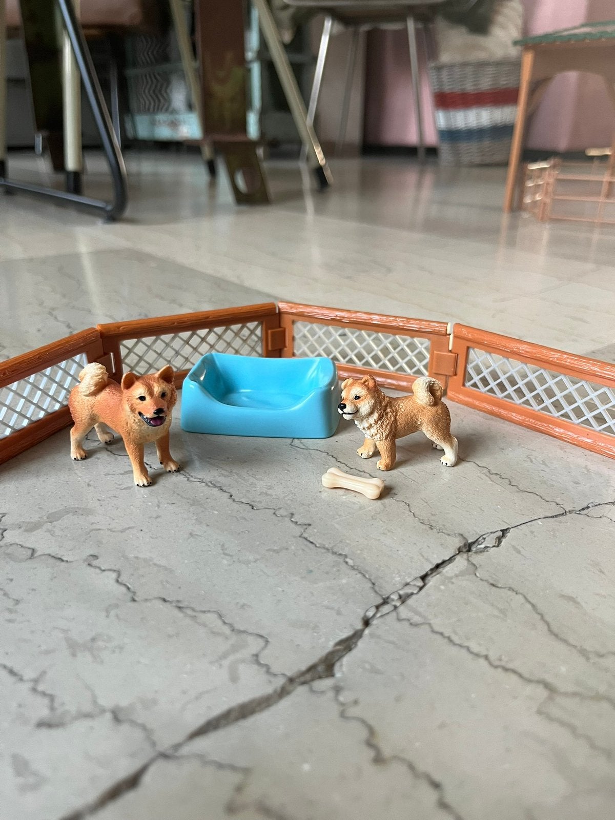 Schleich konijn en hondjes, Ophalen of Verzenden, Zo goed als nieuw