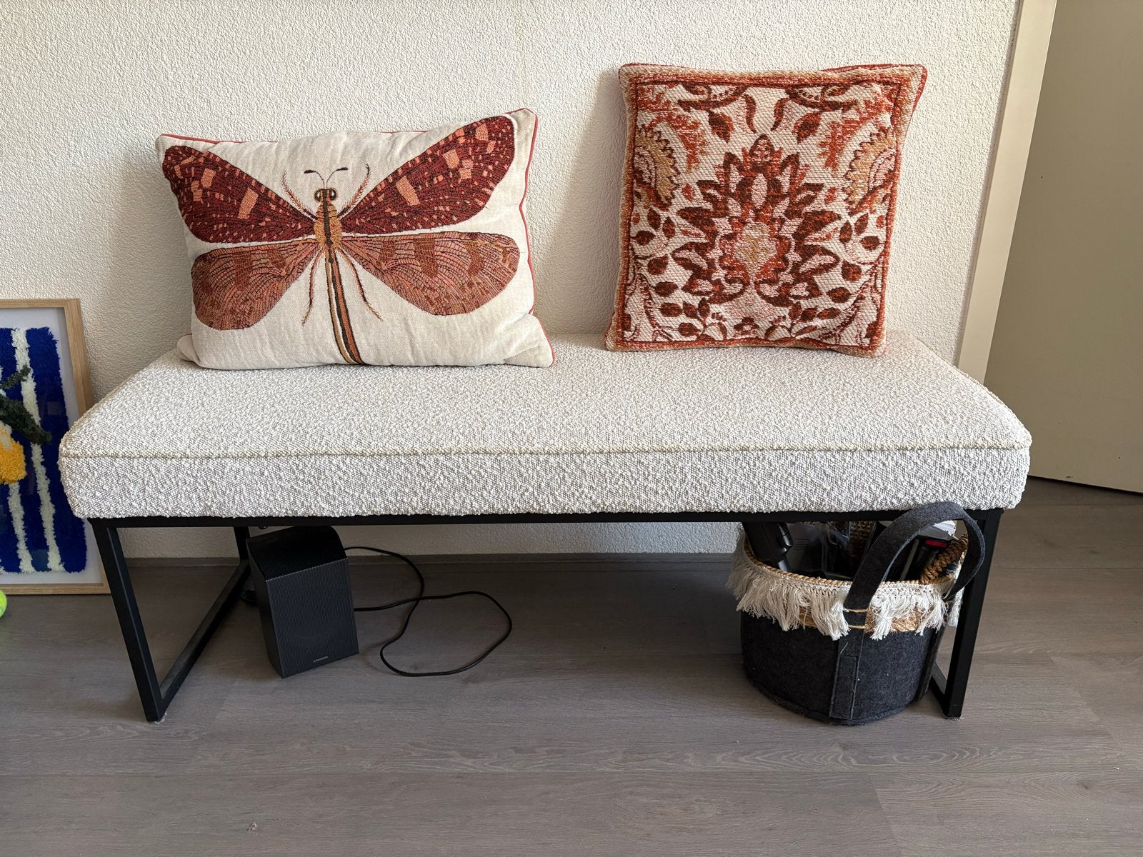 Interieur Bankje Teddy Stof, Huis en Inrichting, Ophalen, Zo goed als nieuw, Stof