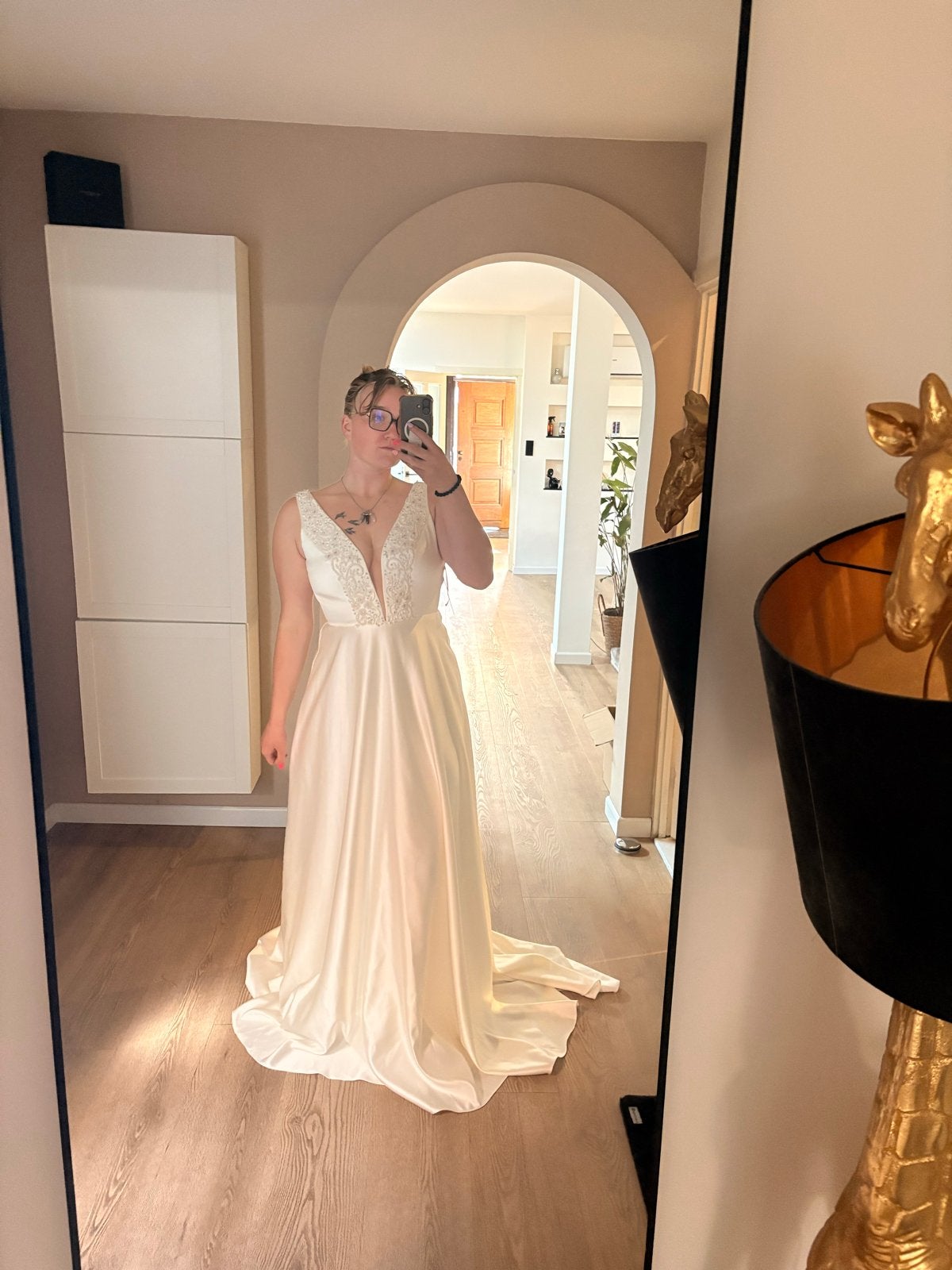 Diverse Bruidsjurken - Theia Couture - Nieuw met kaartjes, Ophalen of Verzenden, Nieuw, Wit, Trouwjurk