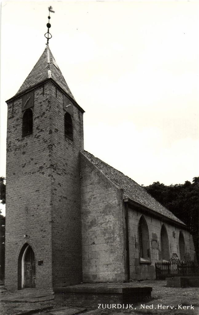 Zuurdijk, Ned. Herv. Kerk - ongelopen, Ophalen of Verzenden, 1960 tot 1980, Ongelopen, Groningen