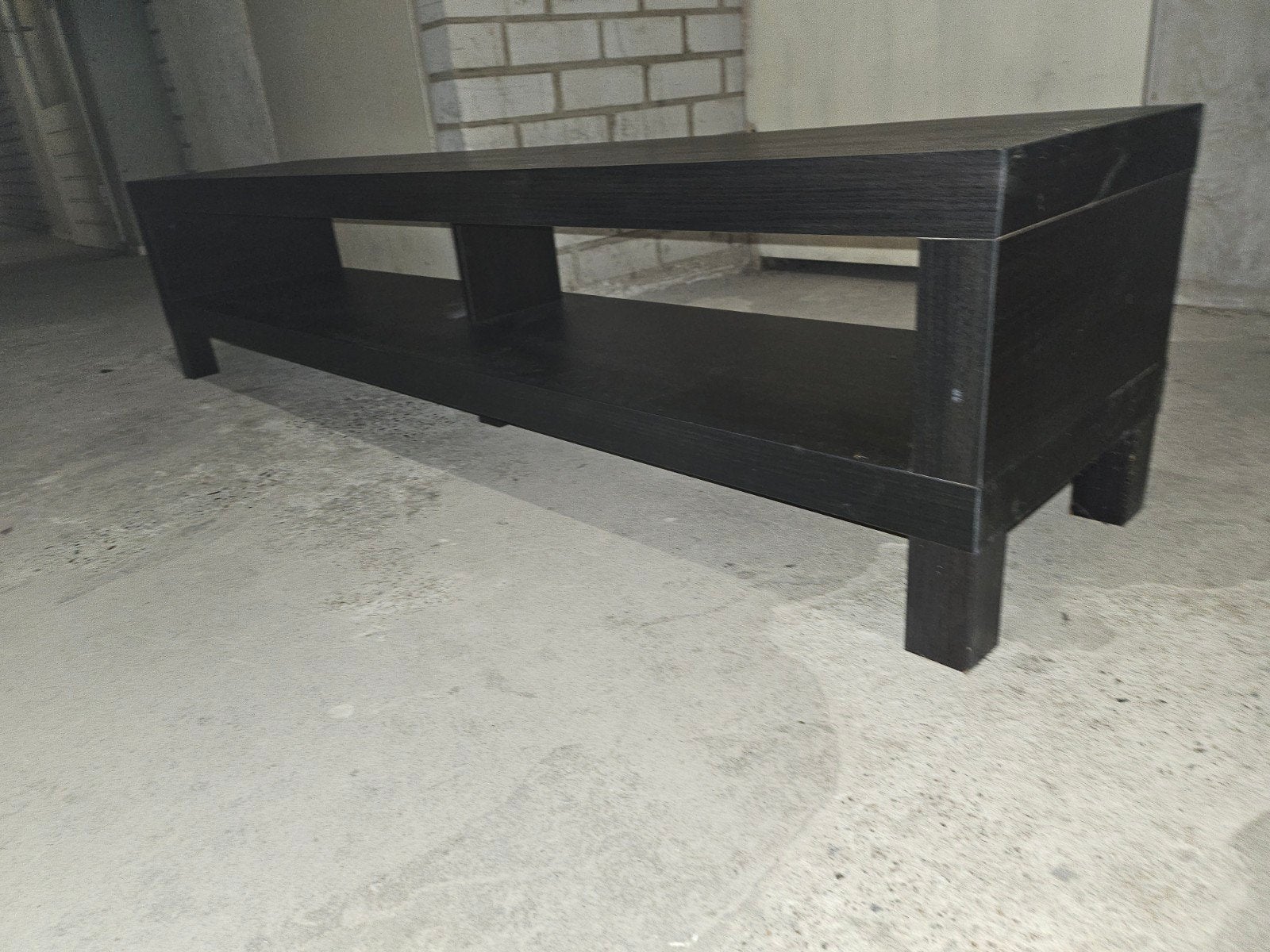 IKEA TV-meubel/bankje, donkerbruin, 170x40x39 cm, Ophalen, Gebruikt, Modern, functioneel, 150 tot 200 cm