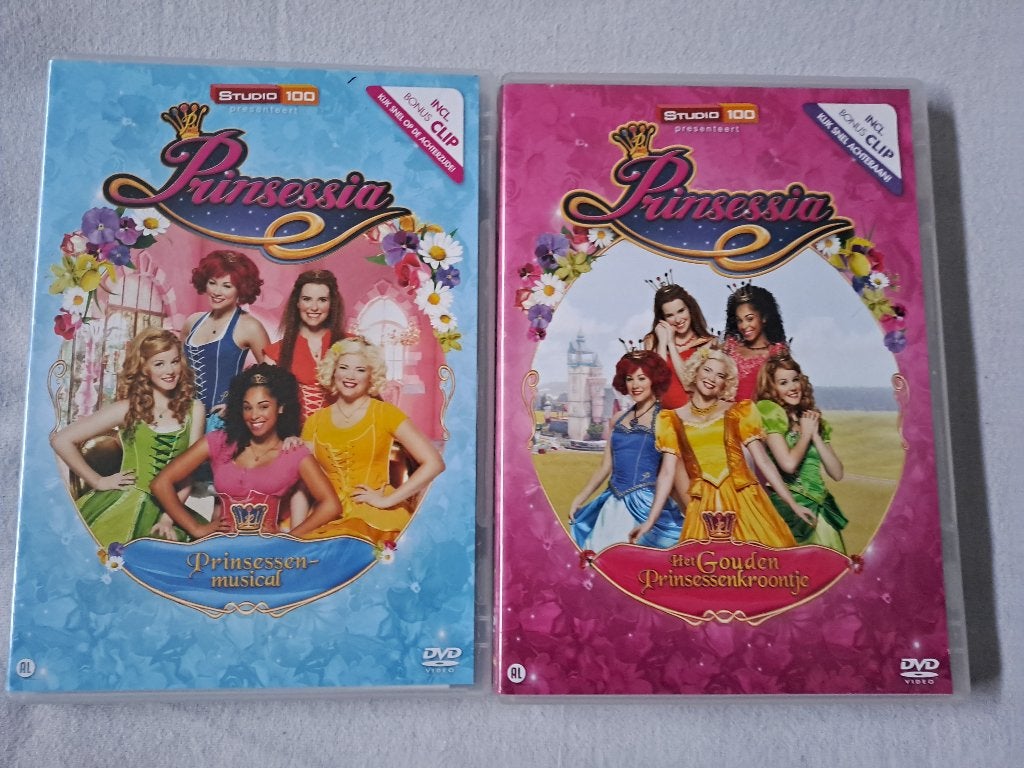 2 dvd's prinsessia, Cd's en Dvd's, Alle leeftijden, Ophalen of Verzenden, Gebruikt
