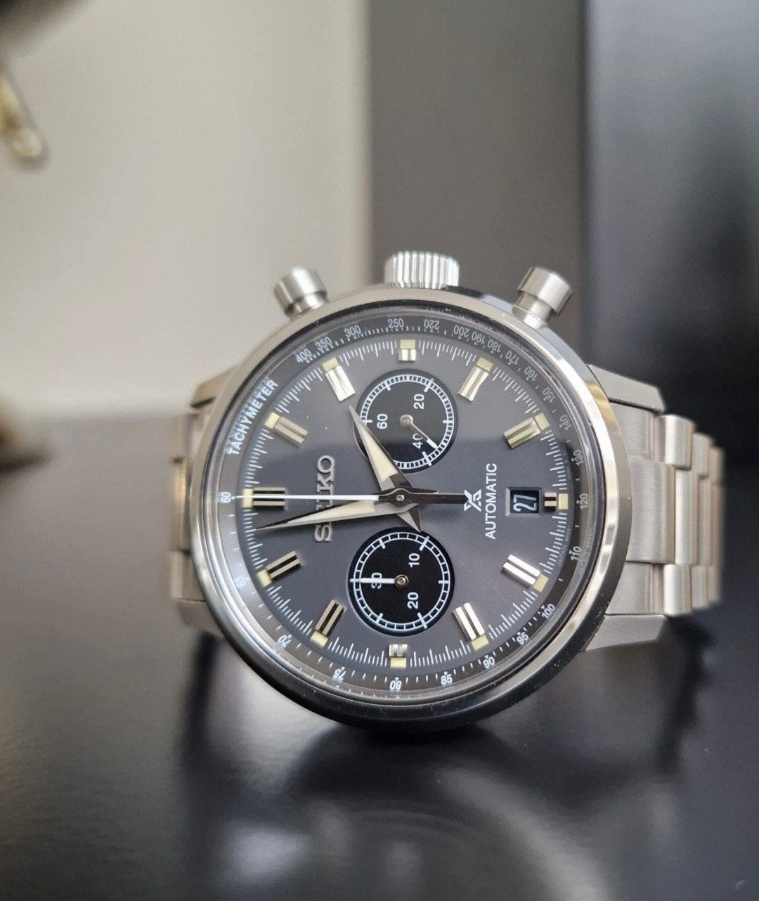 Seiko Prospex Speedtimer SRQ037J1, Polshorloge, Info@seiko.nl, Ophalen of Verzenden, Zo goed als nieuw