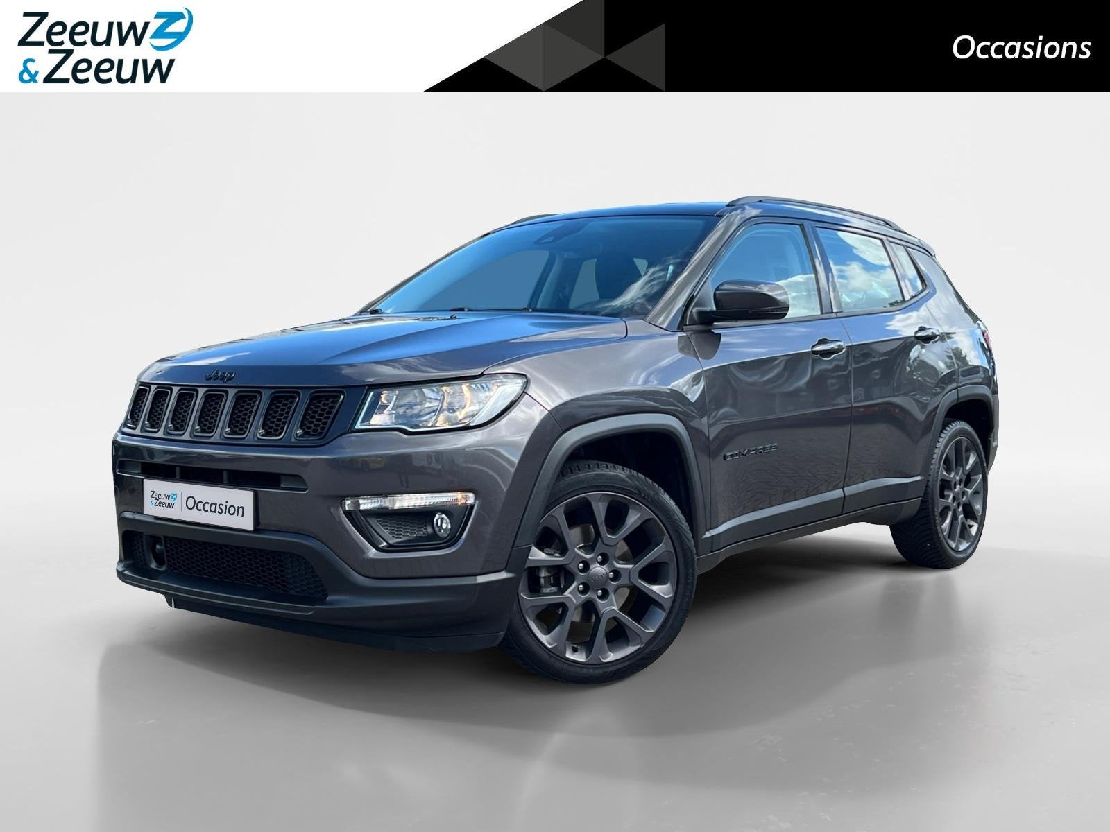 Jeep Compass 1.3T Night Eagle Liberty Edition | Trekhaak | P, Auto's, 12 maanden, 4 cilinders, Leder en Stof, 600 kg