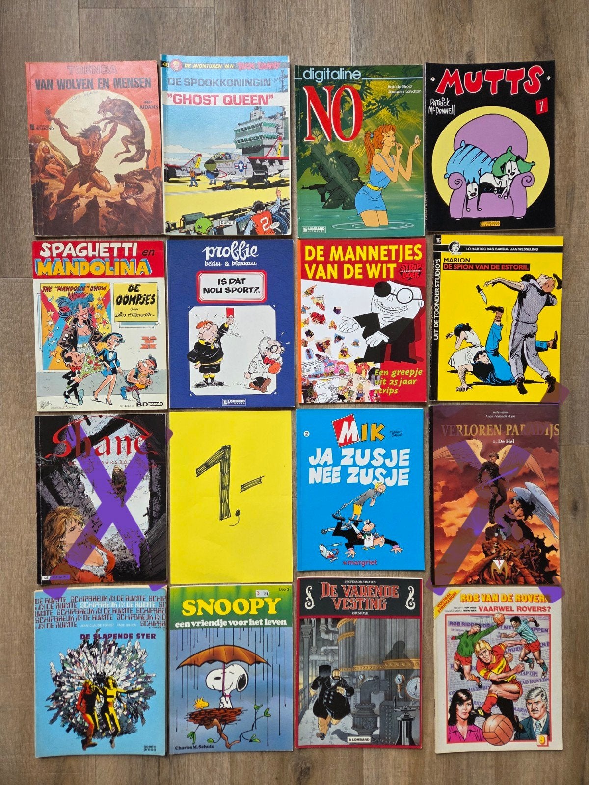 strips stripalbum partij koopje 1,- per stuk, Meerdere stripboeken, Ophalen of Verzenden, Gelezen