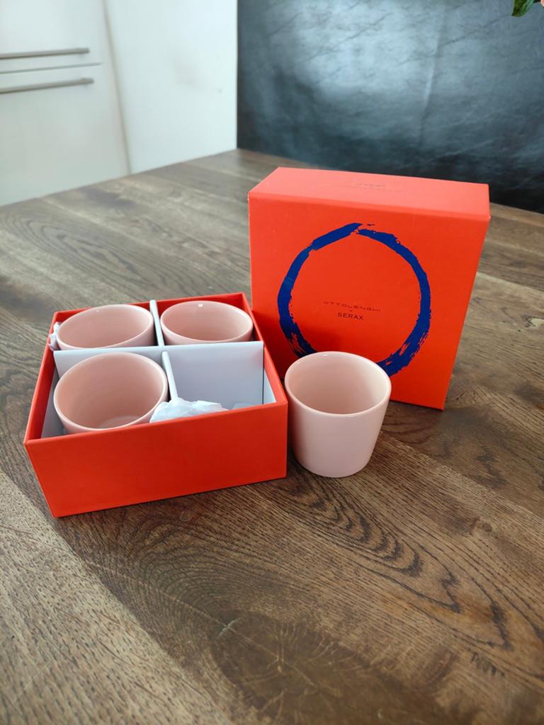 Serax Ottolenghi espresso kopjes - Delicious Pink (4 stuks), Huis en Inrichting, Keramiek, Nieuw, Ophalen of Verzenden, Effen