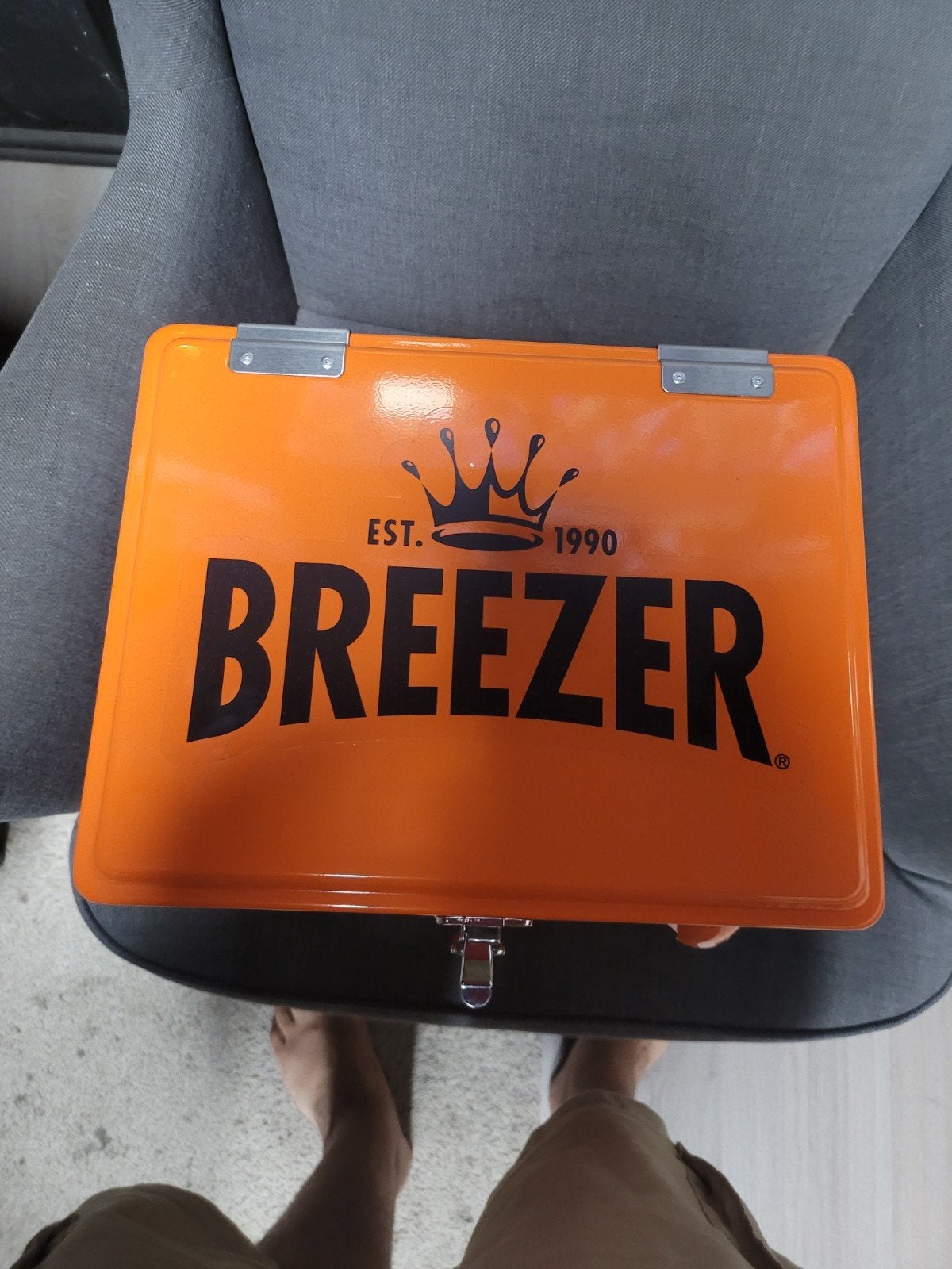 Breezer Koelbox - Oranje Vintage Stijl, Ophalen of Verzenden, Gebruikt, Koelbox, Koelelement