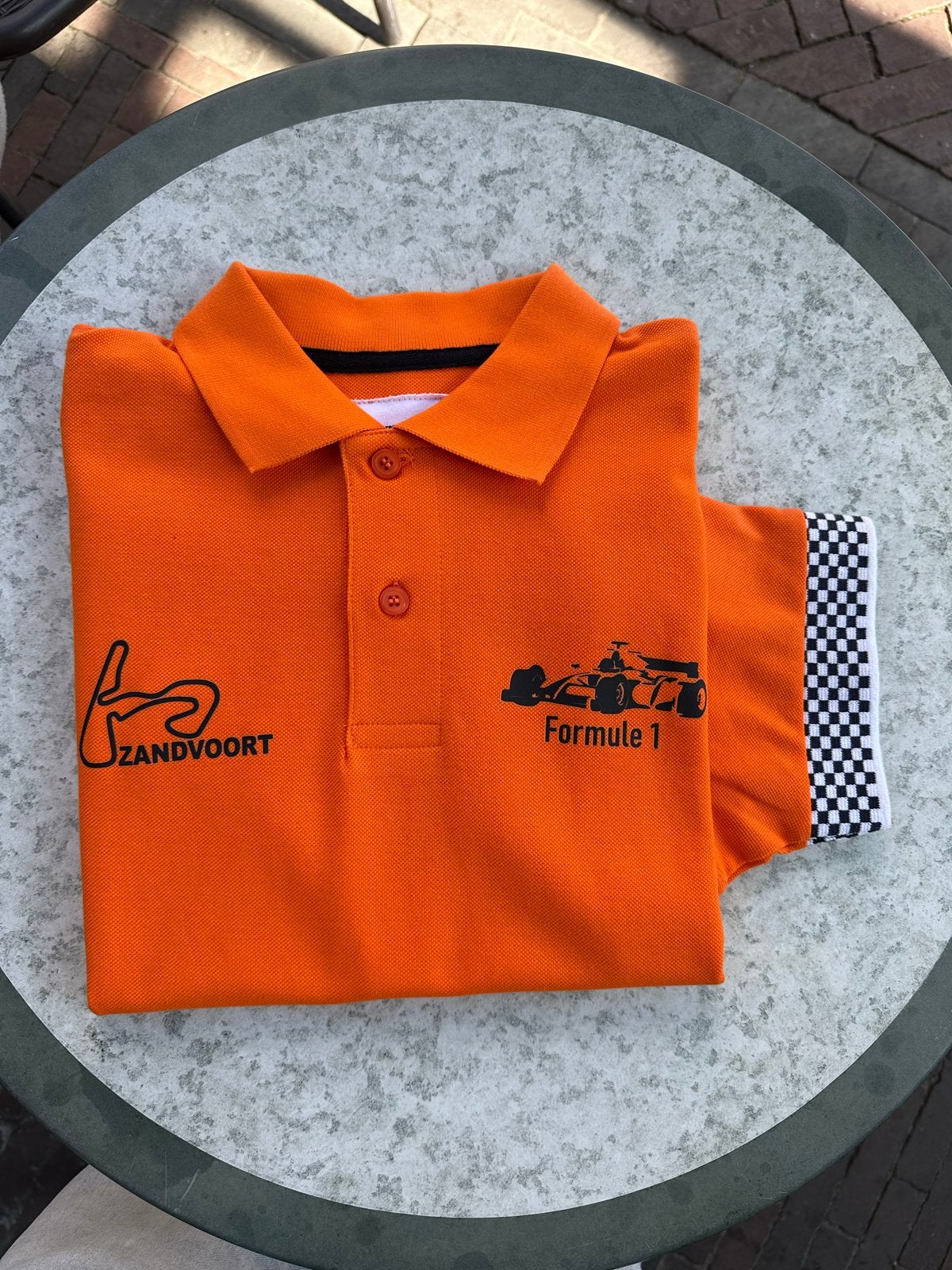 Oranje Formule 1 Zandvoort Polo - Maat L/ XL, Kleding | Heren, Ophalen of Verzenden, Zo goed als nieuw, Maat 48/50 (M), Oranje