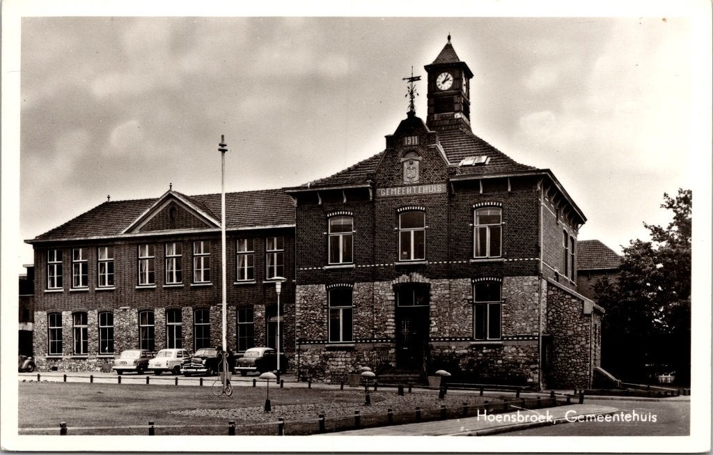 Hoensbroek Heerlen - 5 oude ansichtkaarten, Verzenden, 1940 tot 1960, Gelopen, Limburg