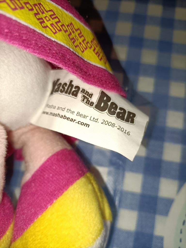 Masha and the Bear knuffel 28 cm groot, Ophalen of Verzenden, Zo goed als nieuw, Overige typen
