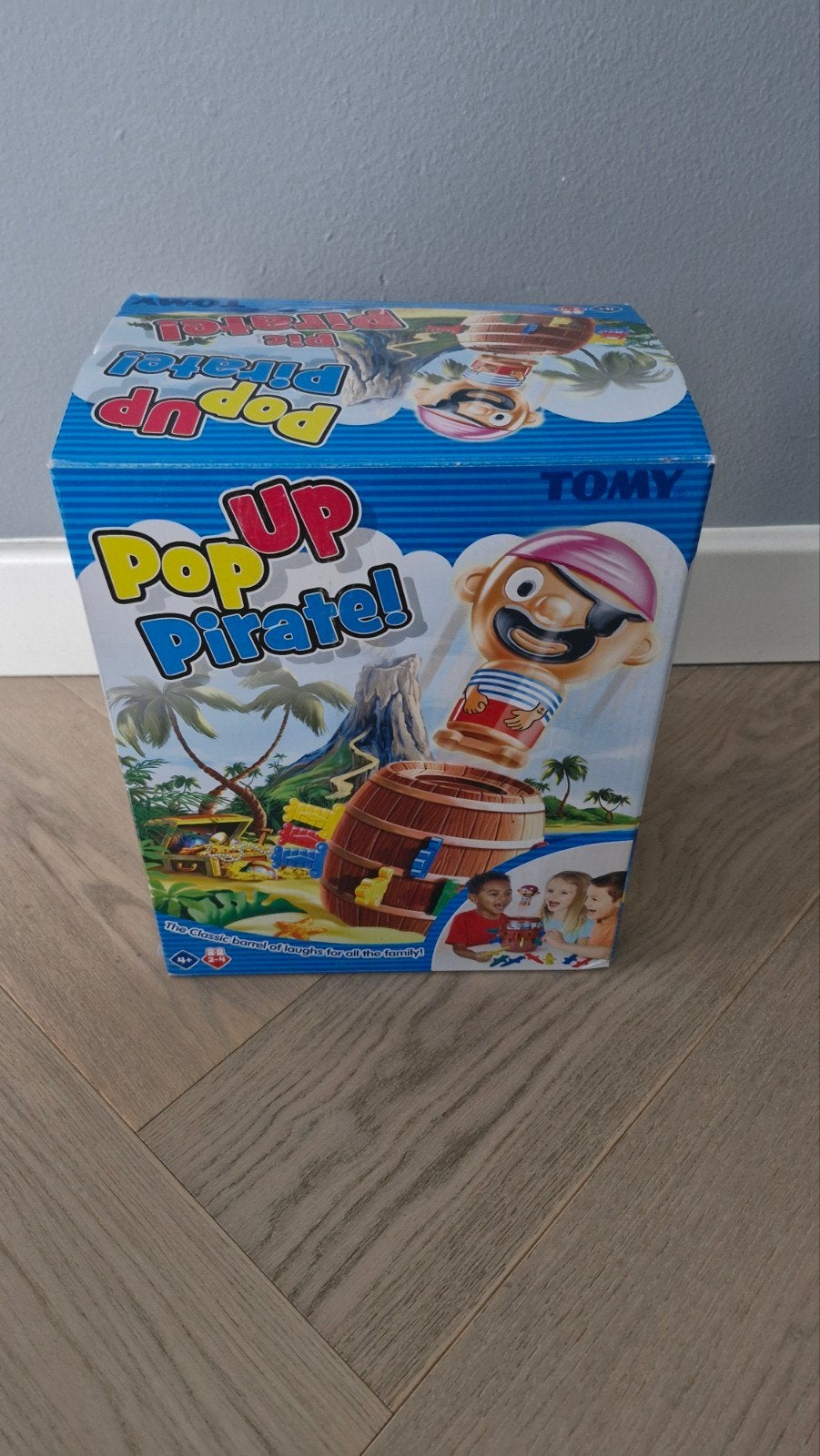 Pop Up Piraat! gezinsspel, Een of twee spelers, Ophalen, Gebruikt, Tomy