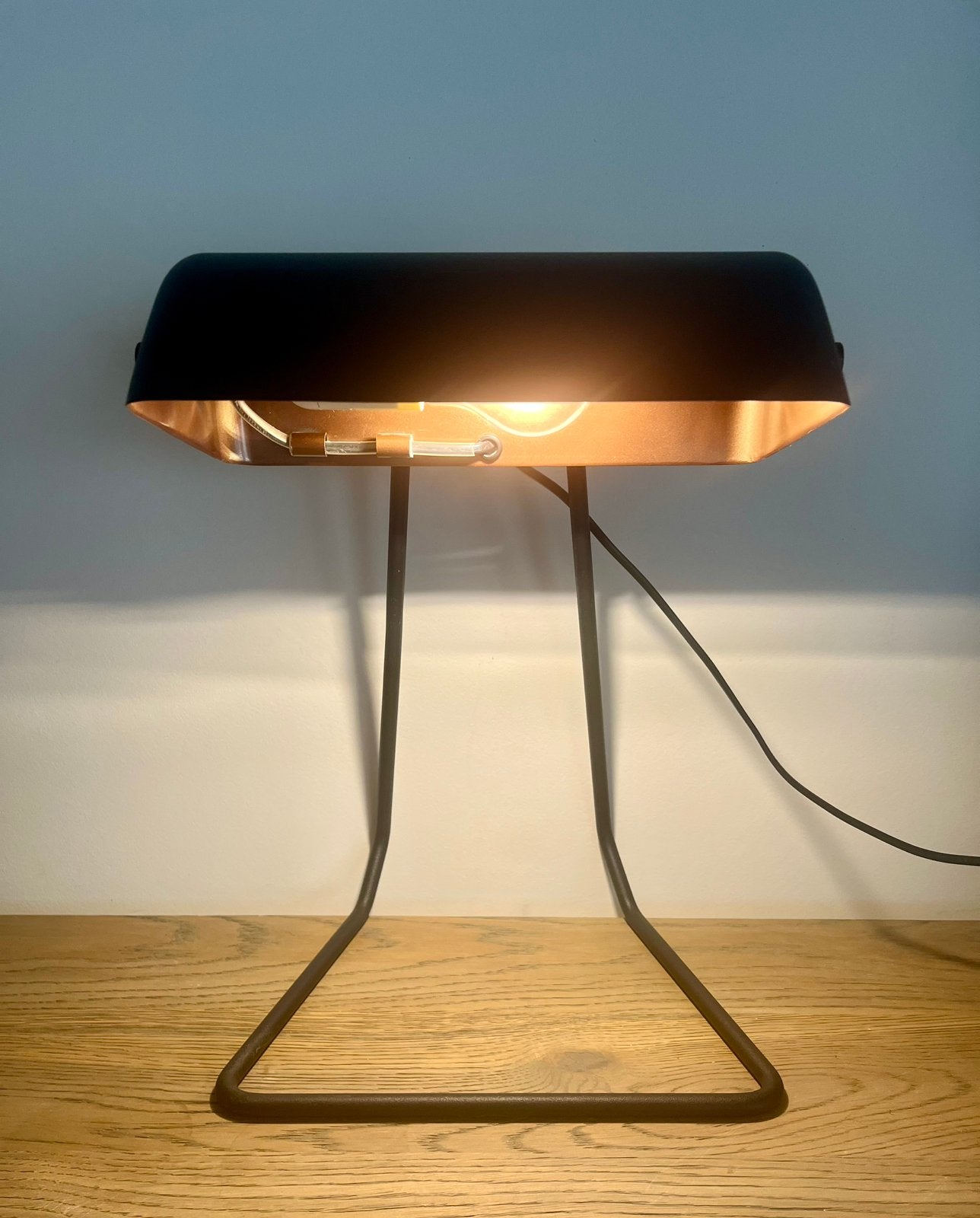 Bureaulamp / lamp industrieel notarislamp, Bureaulamp, Ophalen of Verzenden, Zo goed als nieuw, Zwart