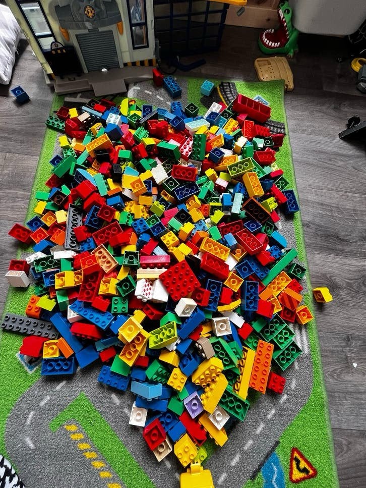 Grote partij LEGO Duplo met diverse sets en figuren, Ophalen, Gebruikt
