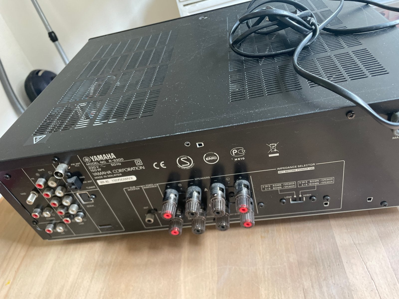 Yamaha Natural Sound Receiver R-S300, Gebruikt, Yamaha, Ophalen of Verzenden, 60 tot 120 watt