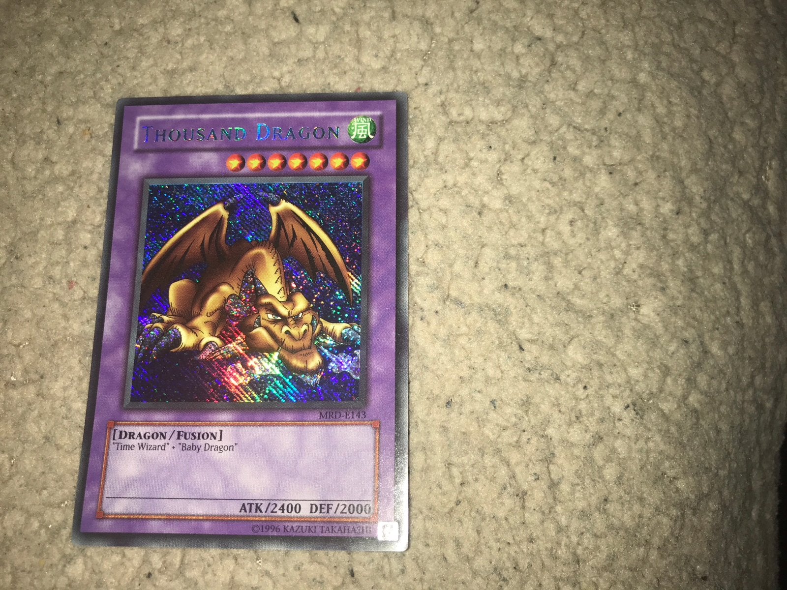 Yu-Gi-Oh! Thousand Dragon MRD-E143 Foil Kaart, Ophalen of Verzenden, Gebruikt, Losse kaart, Foil
