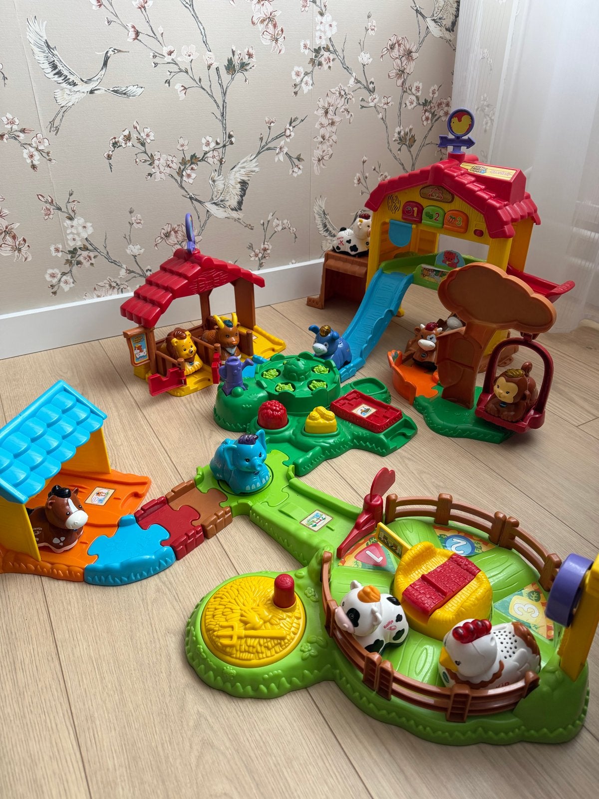 VTech Zoef Zoef Dieren Boerderij Speelset, Ophalen, Zo goed als nieuw, Overige typen, Met geluid