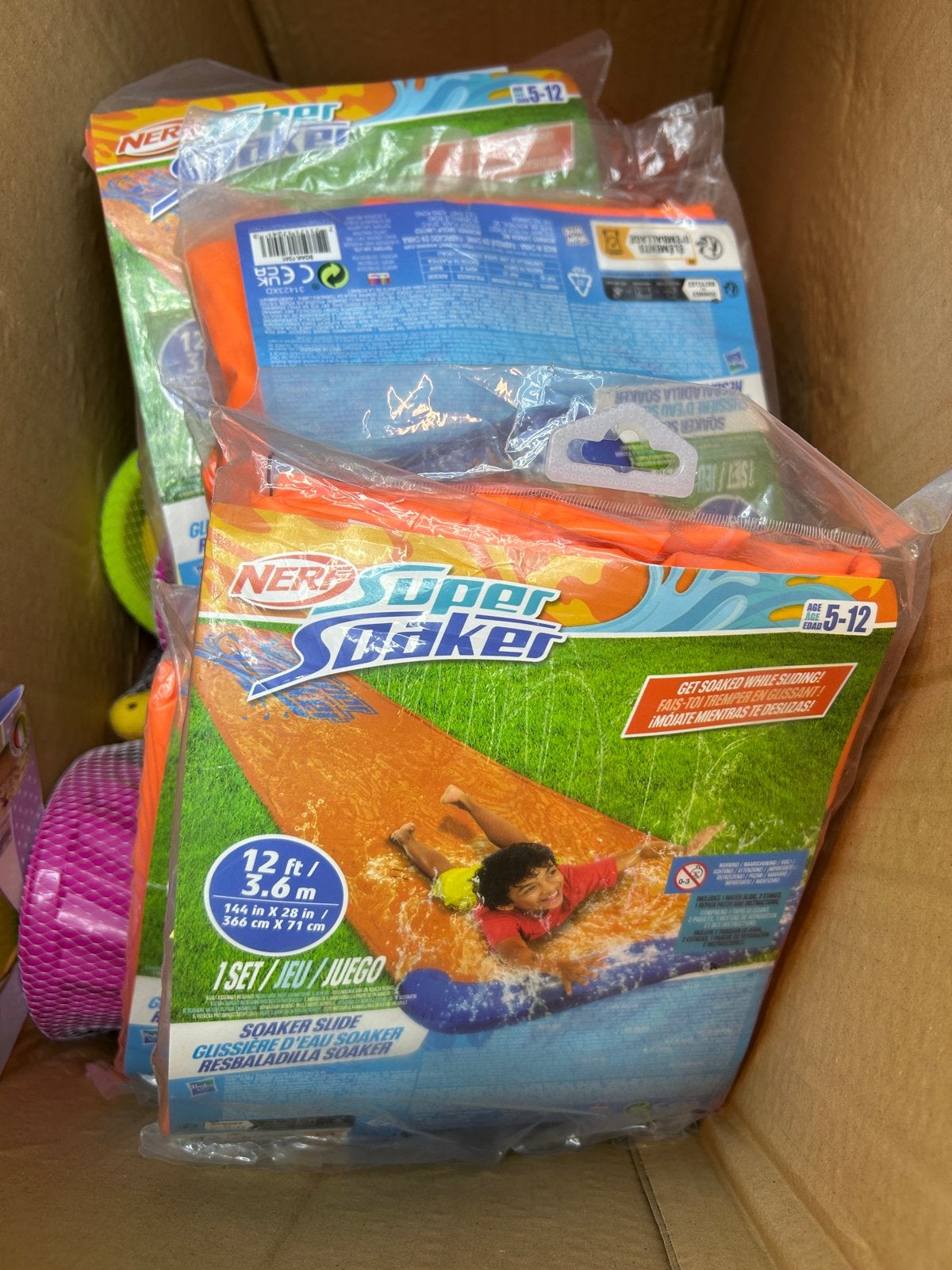 Partij Kinder Waterspeelgoed: Nerf Super Soaker & Sprinklers, Ophalen, N, N, Nieuw
