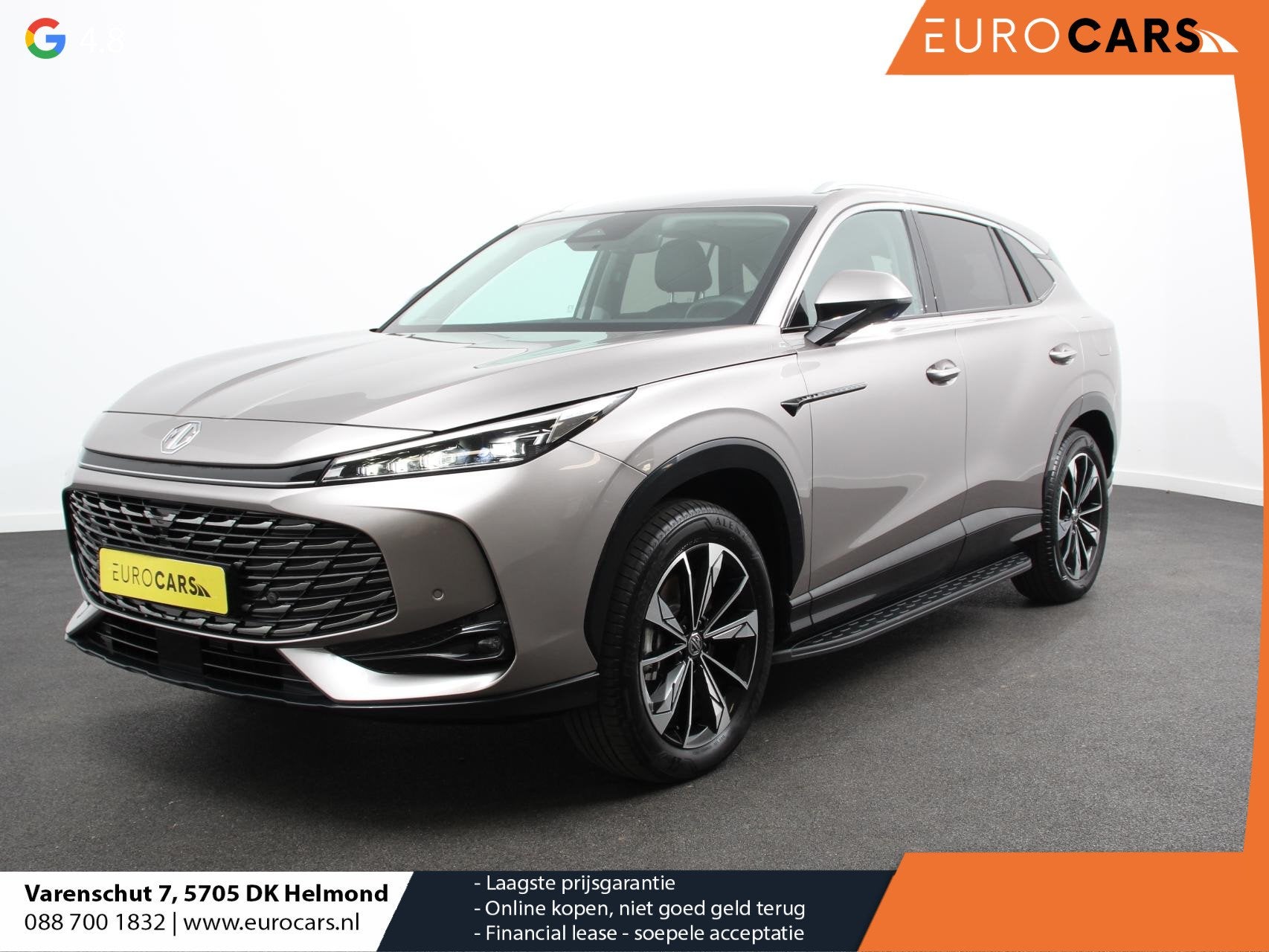 MG HS 1.5 PHEV Luxury Automaat Navigatie Apple Carplay/Andro, Auto's, Stof, Gebruikt, Overige modellen, 4 cilinders