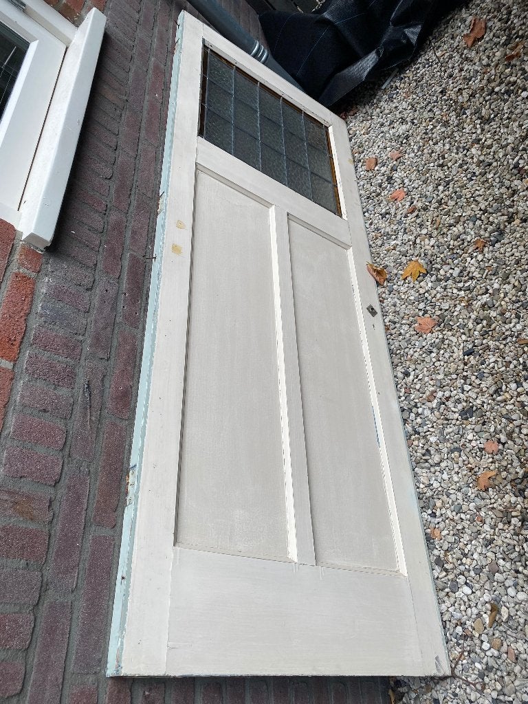 Glas in lood deur, Ophalen, Gebruikt, 80 tot 100 cm, Binnendeur