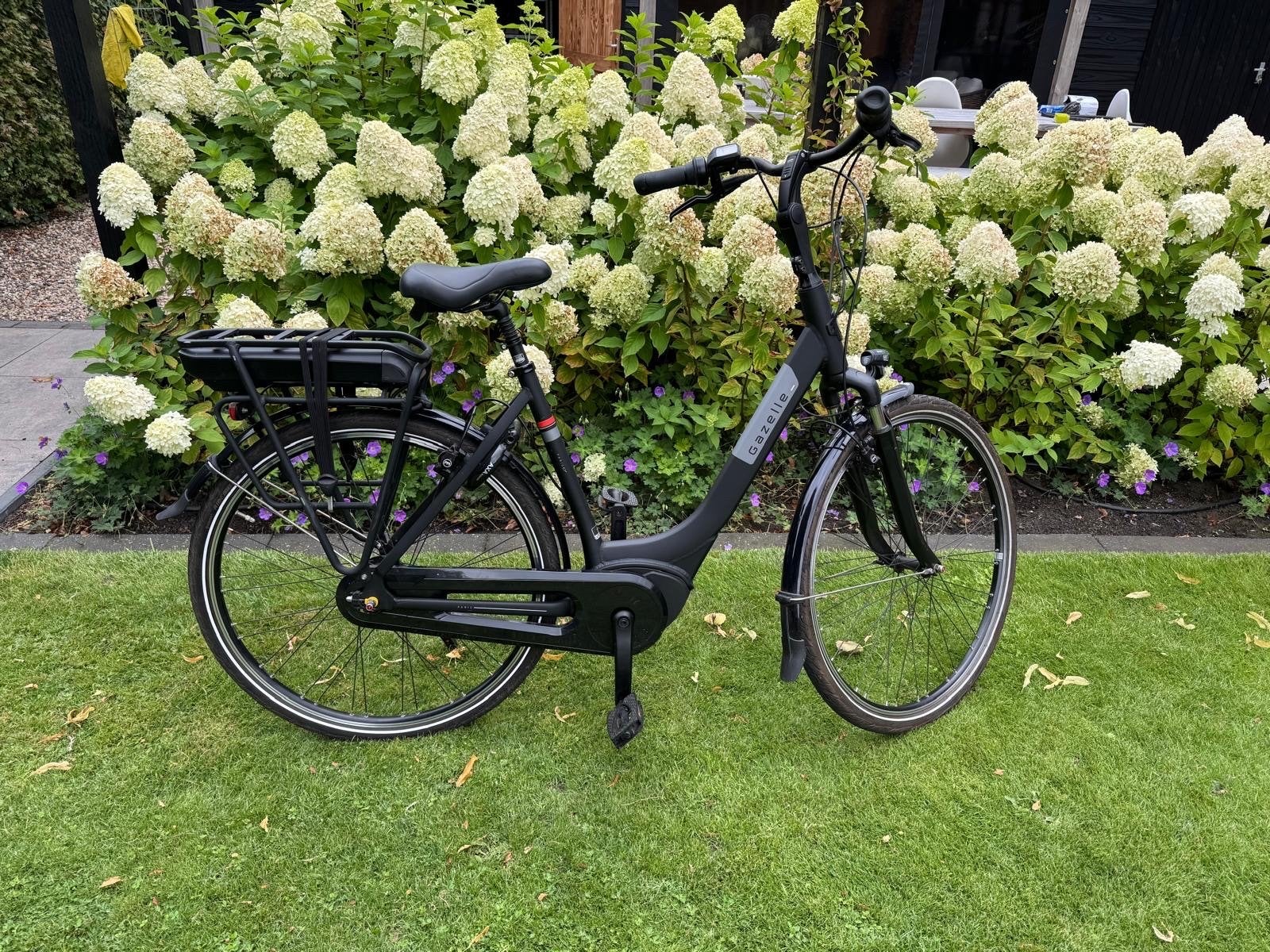 Gazelle Paris C7 plus elektrische fiets, Fietsen en Brommers, Ophalen, Zo goed als nieuw, 51 tot 55 cm, 50 km per accu of meer