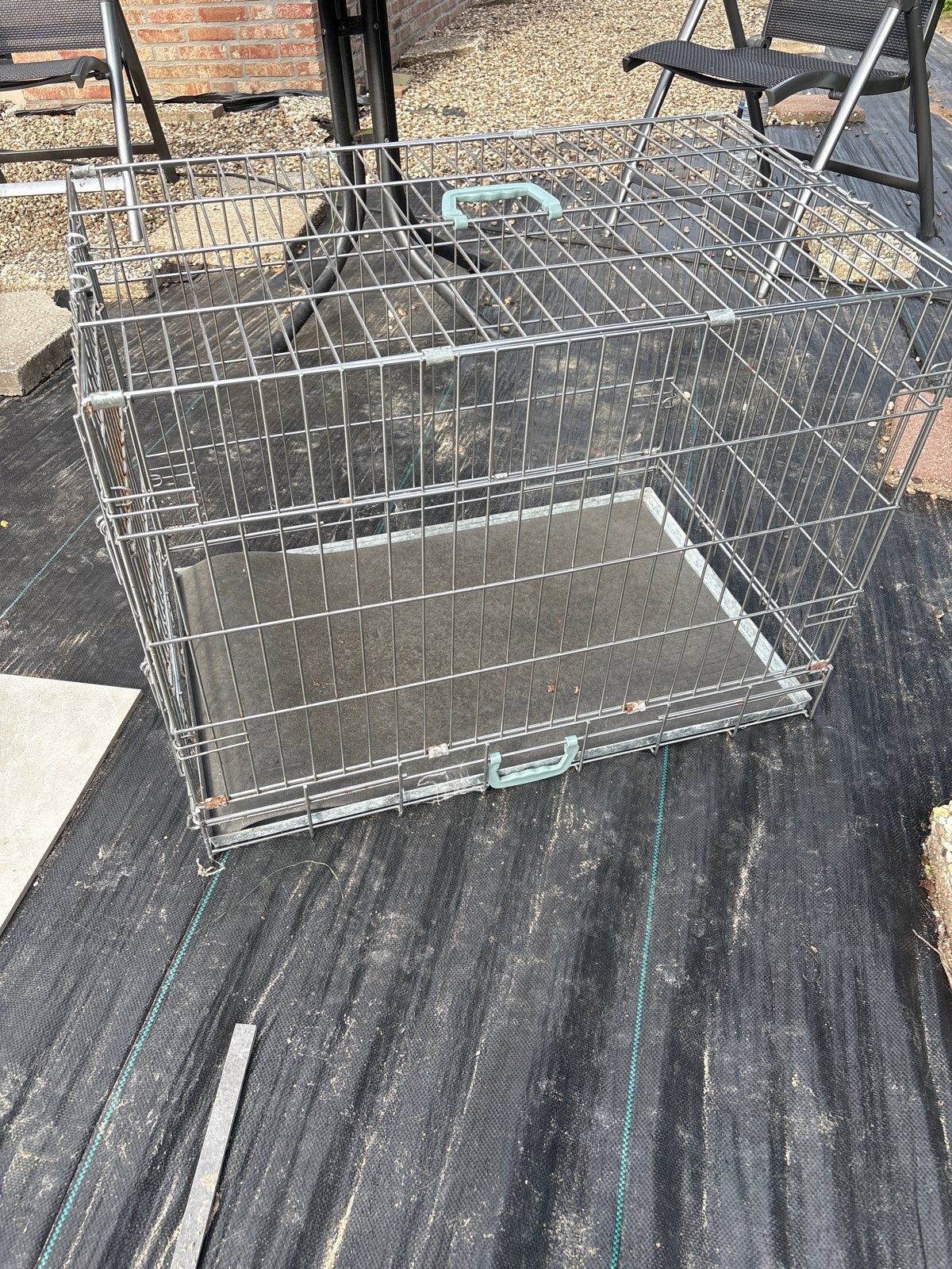 Bench voor puppy of klein hondje opvouwbaar, Dieren en Toebehoren, Ophalen, Gebruikt