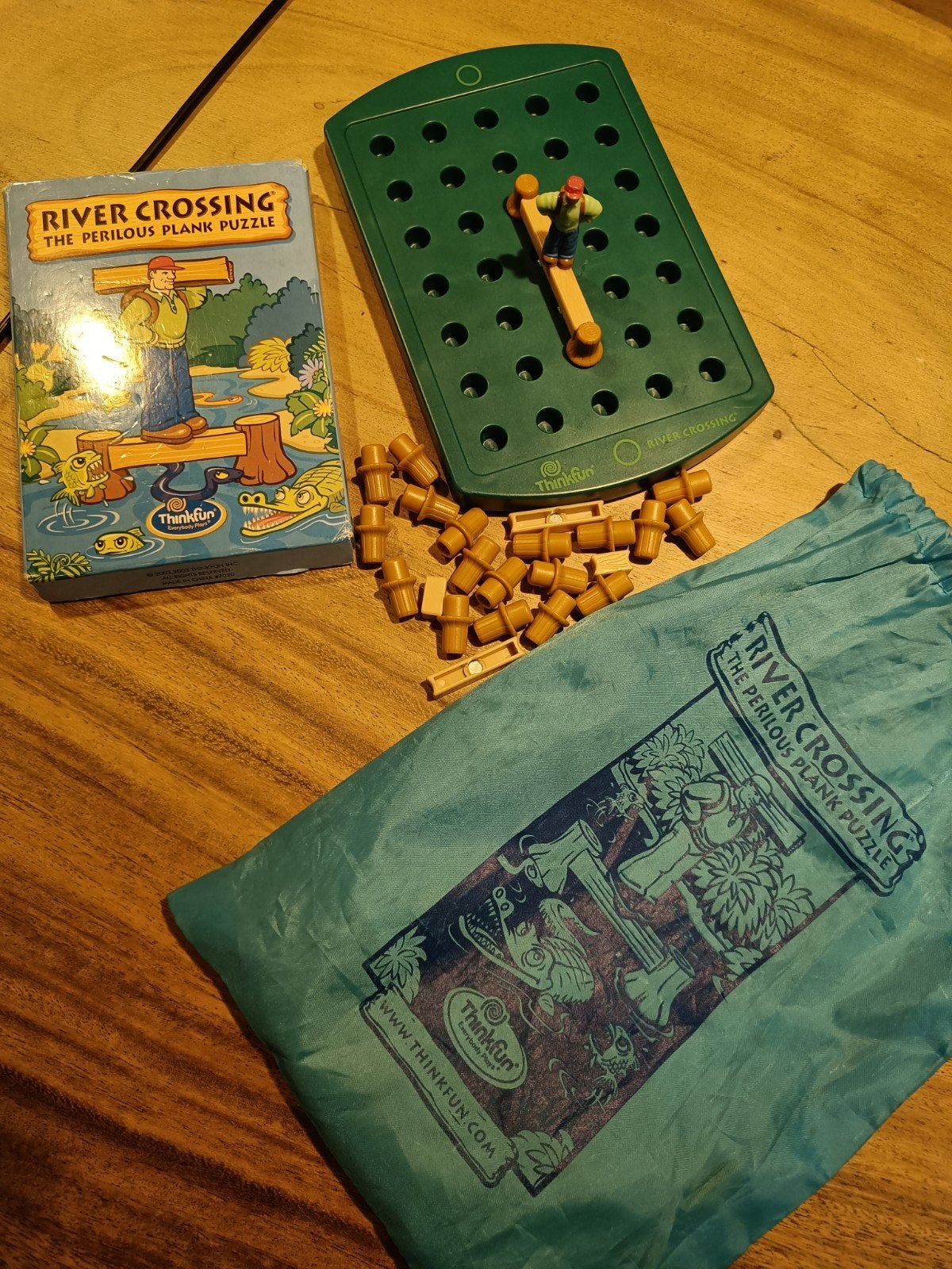 Thinkfun IQ Raadsels - River Crossing Puzzel, Ophalen of Verzenden, Minder dan 500 stukjes, Gebruikt, Overige typen