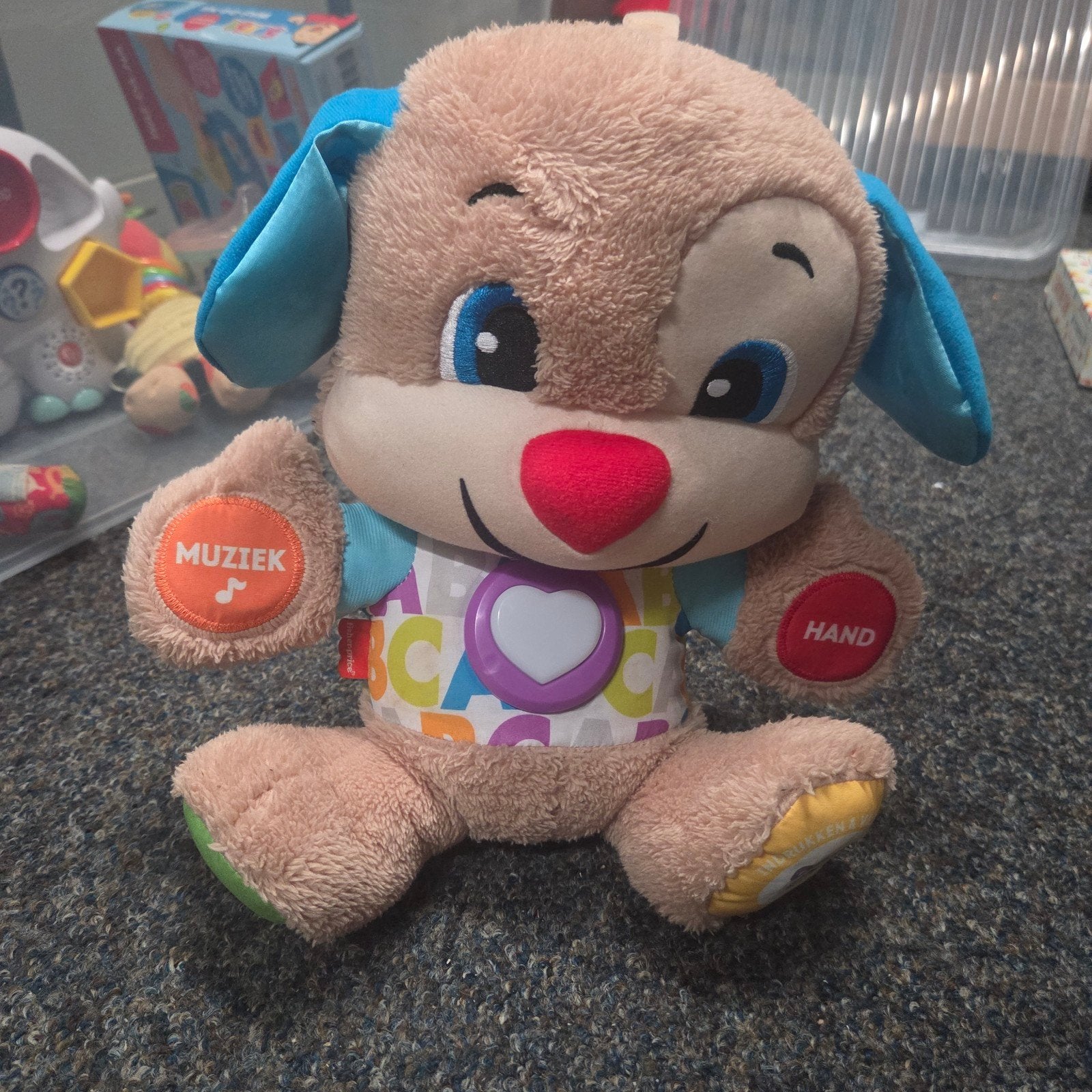 Fisher-Price Puppy Leerplezier Hondje met Licht en Geluid, Kinderen en Baby's, Speelgoed | Fisher-Price, Ophalen of Verzenden