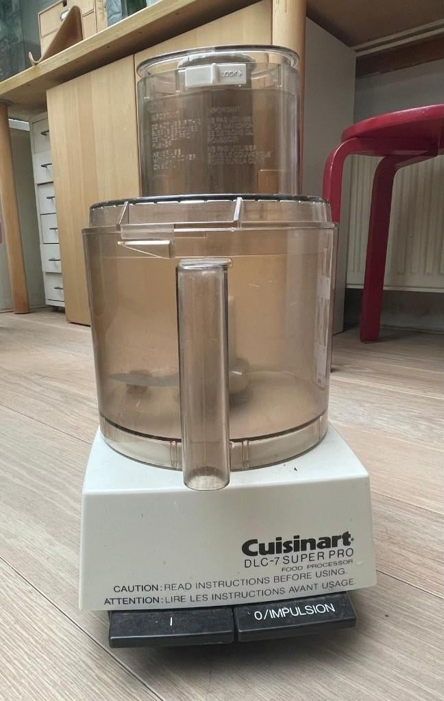 Cuisinart Keukenmachine DLC-7 super pro - defect, Ophalen, 2 tot 3 liter, Niet werkend, Vaatwasserbestendig