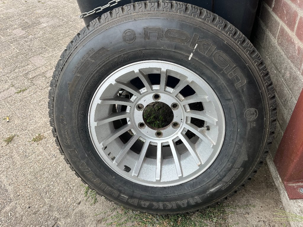 Lichtmetaal 15" voor Toyota landcruiser, Ophalen, Gebruikt, 15 inch, Banden en Velgen