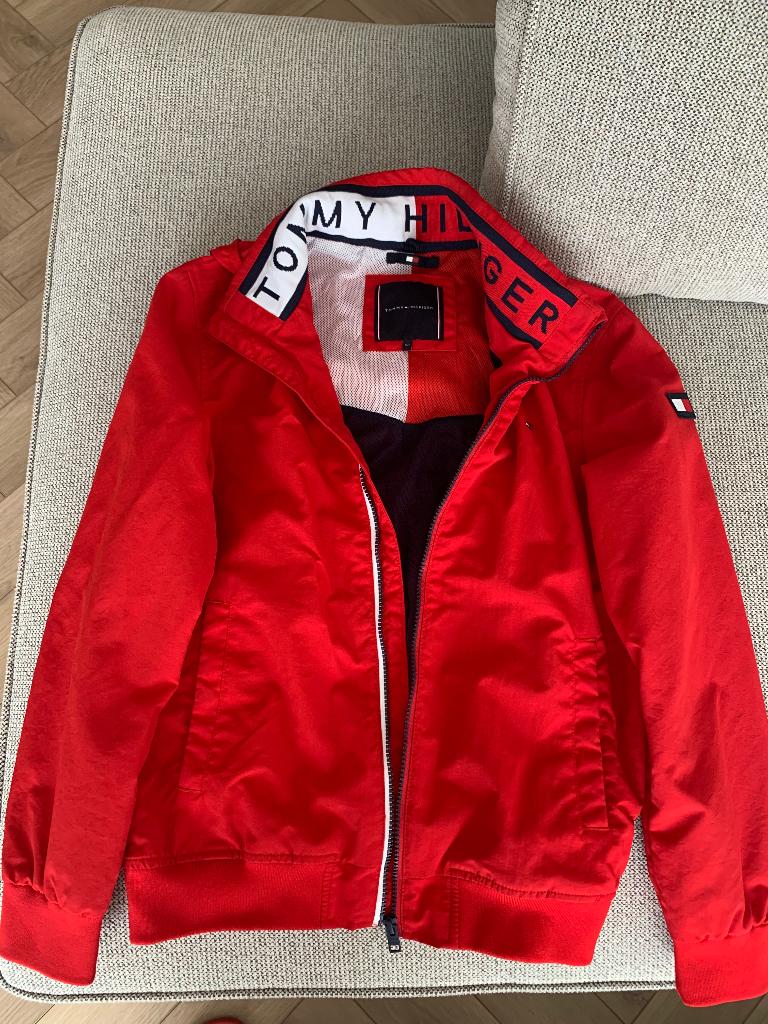Tommy Hilfiger windjack jongens mt 164, Kinderen en Baby's, Kinderkleding | Maat 164, Ophalen, Jongen, Jas, Tommy Hilfiger