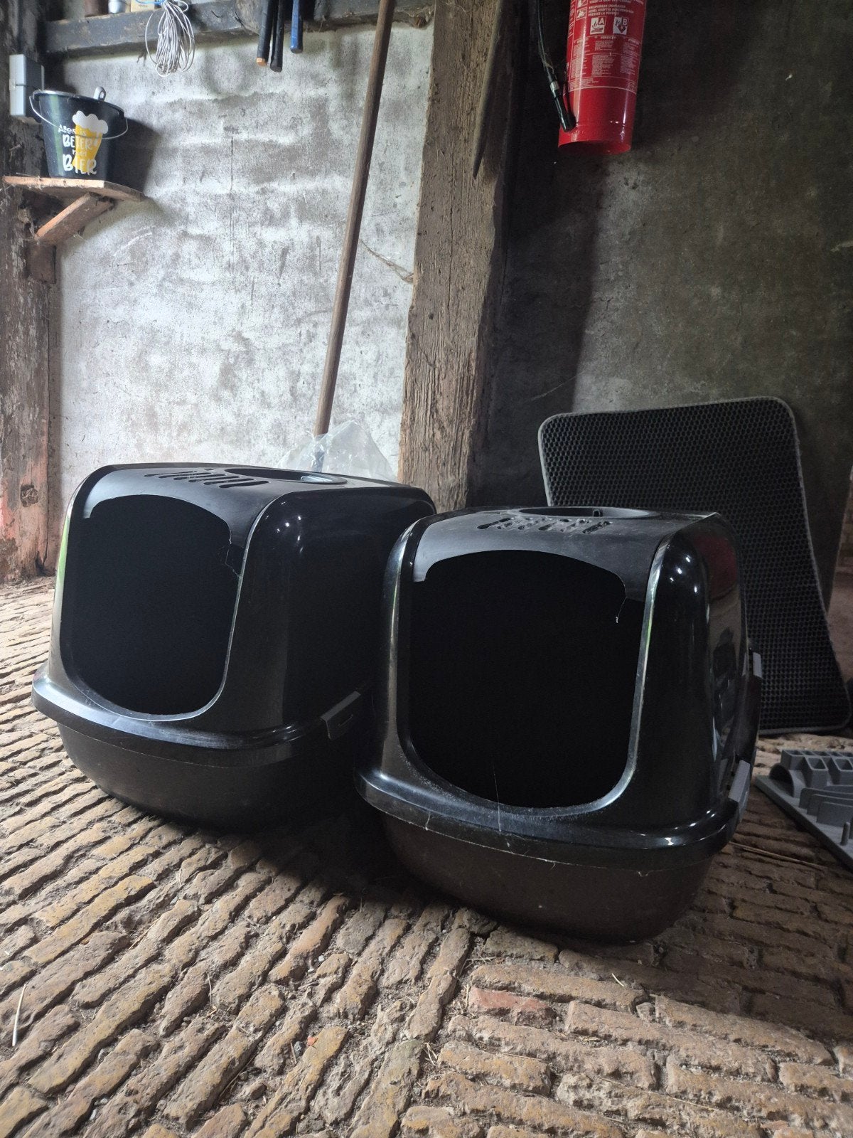 grote kattenbakken peewee, Ophalen, Gebruikt, Gesloten